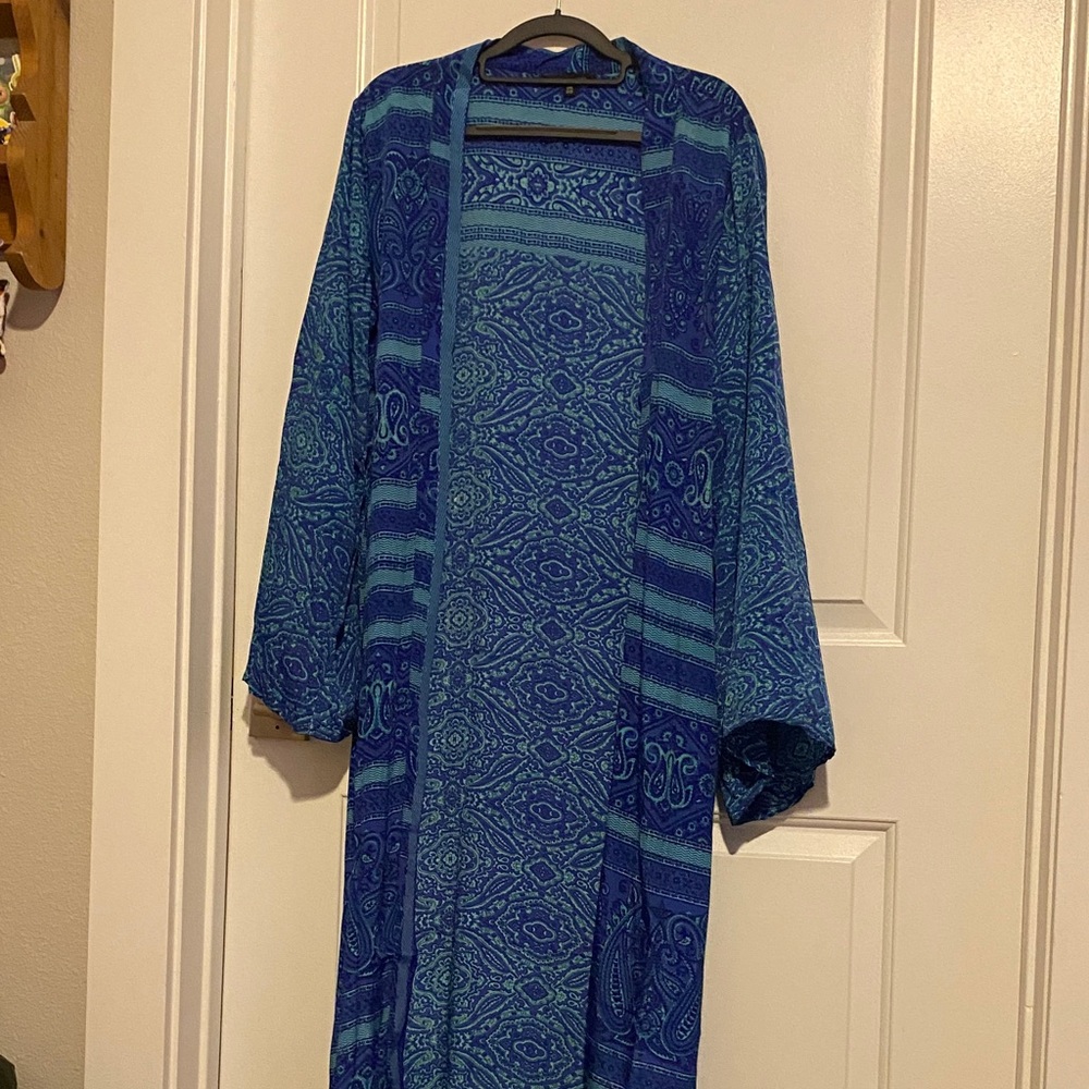 Boho Blue Cardigan